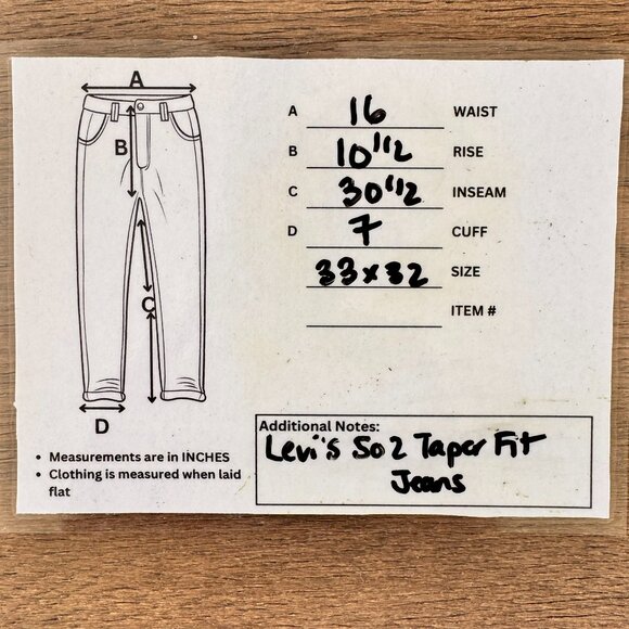 Levi's 502 Taper Fit Jeans - Picture 11 of 11